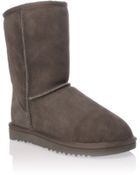 Ugg Grey Classic Short Boots - Lyst