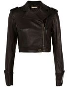 Diane von Furstenberg Alphie Leather Jacket - Lyst