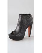 Elizabeth And James Break Platform Booties - Lyst