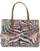 Jimmy Choo Scarlet Large Printed Shopper - Lyst