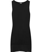 Miu Miu Cotton and Silk Crepe De Chine Dress - Lyst
