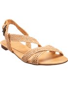 Stella McCartney Flat Braided Sandal - Lyst