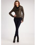 Mackage Asymmetric Leather Jacket - Lyst