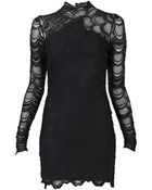 Nightcap Open Back Lace Dress - Lyst