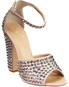 Giuseppe Zanotti Crystal Sandal - Lyst