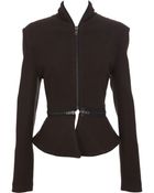 Haider Ackermann Zip Jacket with Peplum - Lyst