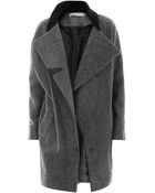 Preen By Thornton Bregazzi Underground Herringbone Coat - Lyst