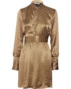Clemens En August Printed Silk Kimono Dress - Lyst