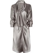 Clemens En August Printed Silk-satin Dress - Lyst