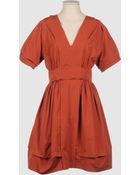 Narciso Rodriguez Short Dress - Lyst