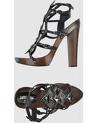 Emilio Pucci Platform Sandals - Lyst