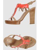 Sergio Rossi Platform Sandals - Lyst