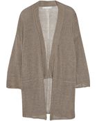 Kain Bea Open-knit Linen-blend Cardigan - Lyst