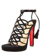 Christian Louboutin Exclusive Salsbourg Suede Sandal - Lyst