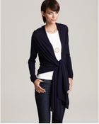 DKNY Long Sleeve Silk Cashmere Cozy - Lyst