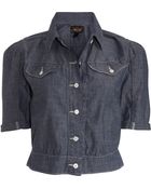 Levi's X Opening Ceremony Cropped Jacket - Blue - Lyst