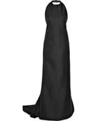 Rick Owens Cotton and Silk-twill Halterneck Gown - Lyst