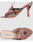 Miu Miu High-heeled Sandals - Lyst