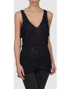 Donna Karan New York Sleeveless Sweater - Lyst