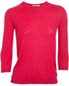 Jil Sander Knit Cashmere Sweater - Lyst