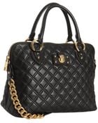 Marc Jacobs Black Quilted Leather The Standard Shoulder Bag - Lyst