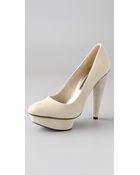 Steven By Steve Madden Mercy Suede Platform Pumps - Lyst