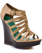 Michael Antonio Gillespie Wedge - Tan Pu - Lyst