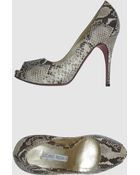 Luciano Padovan Pumps with Open Toe - Lyst