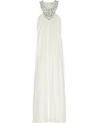 Rachel Gilbert Harmony Beaded Silk-chiffon Maxi Dress - Lyst