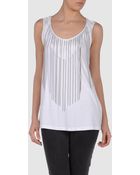 Steffen Schraut Sleeveless T-shirt - Lyst