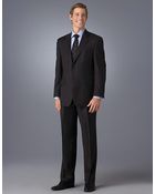 Lauren by Ralph Lauren Wool Pinstriped Suit Jacket - Lyst