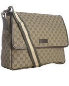 Gucci Military Gg Canvas Web Stripe Messenger Bag - Lyst