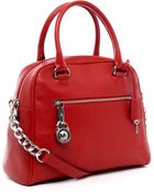 Michael Kors Michael Joan Large Satchel Red - Lyst