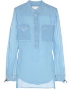 3.1 Phillip Lim Silk-chiffon Shirt - Lyst
