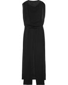 Maison Margiela Cape-back Silk-crepe Jumpsuit - Lyst