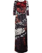 Tibi Forest-print Silk Maxi Dress - Lyst