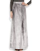 Theyskens' Theory Sorga Slub-silk Maxi Skirt - Lyst