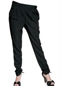 Vanessa Bruno Satin Crepe Trousers - Lyst