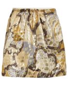 See By Chloé Jacquard Mini Skirt - Lyst