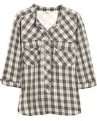 Etoile Isabel Marant Cotton-voile Plaid Shirt - Lyst