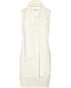 Alice + Olivia Draped Jersey Scarf Dress - Lyst