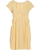 Marni Ruffle-trimmed Crepe Dress - Lyst