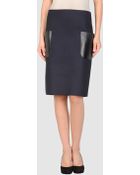 Celine Knee Length Skirt - Lyst