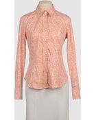 Etro Long Sleeve Shirt - Lyst