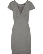 Alexander McQueen Fleece-wool Tweed Dress - Lyst
