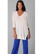 Alice + Olivia Connor V Neck Sweater - Lyst