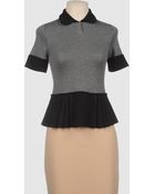 Sonia By Sonia Rykiel Short Sleeve Sweater - Lyst