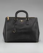 Prada Saffiano Lux Executive Tote - Lyst