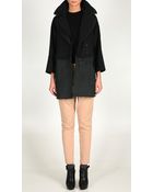 Tibi Felted Wool Stella Convertible Coat - Lyst