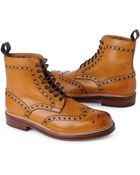Grenson Fred Brogue Boots - Lyst